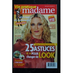 Questions de Femmes Edition City N° 188  MADONNA    Cover + 4 pages