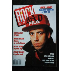 ROCK & FOLK 268  AEROSMITH  Little BOB AUBERT Jesus & Mary CHAIN Mick Jones Joe Strummer BOBDYLAN