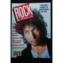 ROCK & FOLK 270 Spécial années 80 DAHO CLAPTON Jim le roi lézard et les DOORS MANO NEGRA STONES