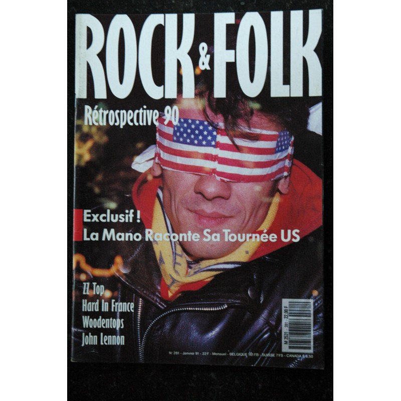 ROCK & FOLK 279  Dr Dave contre Mr Stewart B 52  RAMONES Pet shop boys Gainsbourg Birkin
