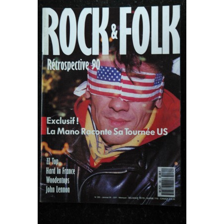 ROCK & FOLK 279  Dr Dave contre Mr Stewart B 52  RAMONES Pet shop boys Gainsbourg Birkin