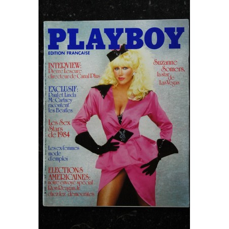PLAYBOY 133 PAUL & LINDA McCARTNEY HOT STAR DE 1984 SUZANNE SOMERS INTEGRAL NUDE