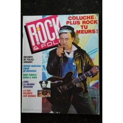 ROCK & FOLK 226  COLUCHE Sophie MARCEAU  Deep Purple  CURE  ZZ Top