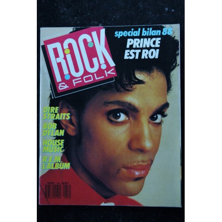 ROCK & FOLK 257 TRACY CHAPMAN U2 KEITH RICHARDS STONE SIMPLE MINDS + POSTER 1988