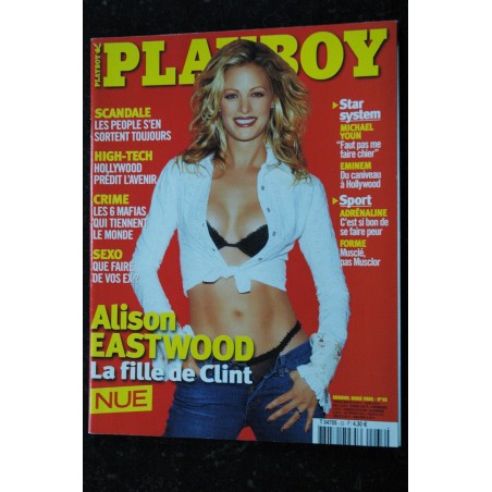 PLAYBOY 33 EMINEM REBECCA RAMOS ALISON EASTWOOD FILLE DE CLINT ENTIEREMENT NUES