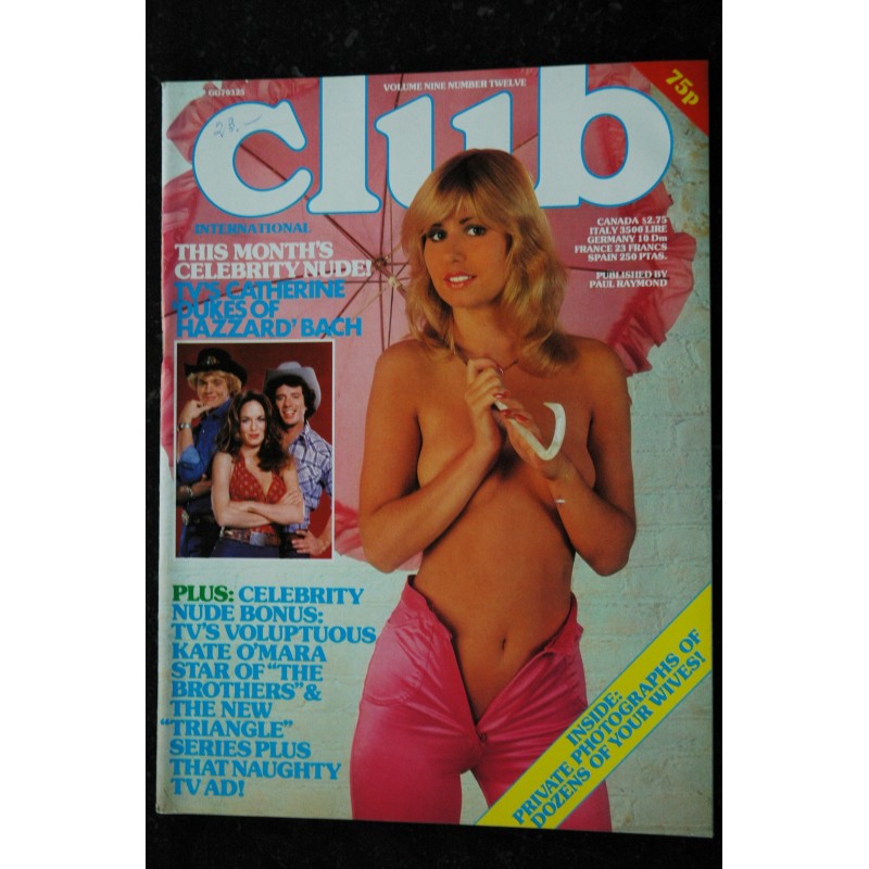 Club International Uk Vol. 09 N° 11 Victoria Principal Debbie Harry    + photos :  Michel Moreau   Rupert Daines