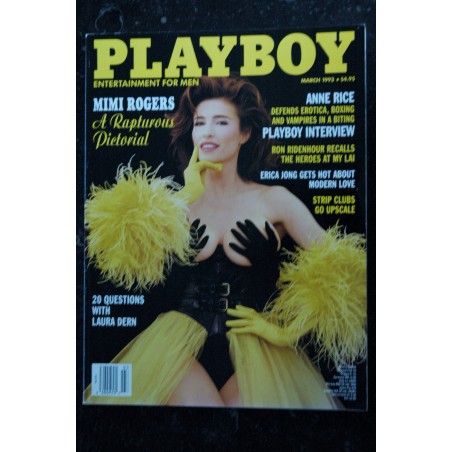 PLAYBOY US 1993 03 MIMI ROGERS ANNE RICE MY LAI