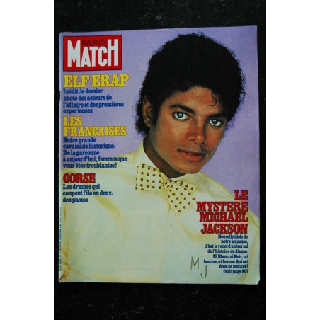 PARIS MATCH N° 1809   1984   MICHAEL JACKSON  LE MYSTERE