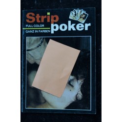 Strip Poker Ganz in Farben  * 1970 env. *      Vintage Revue  Photos  Adultes
