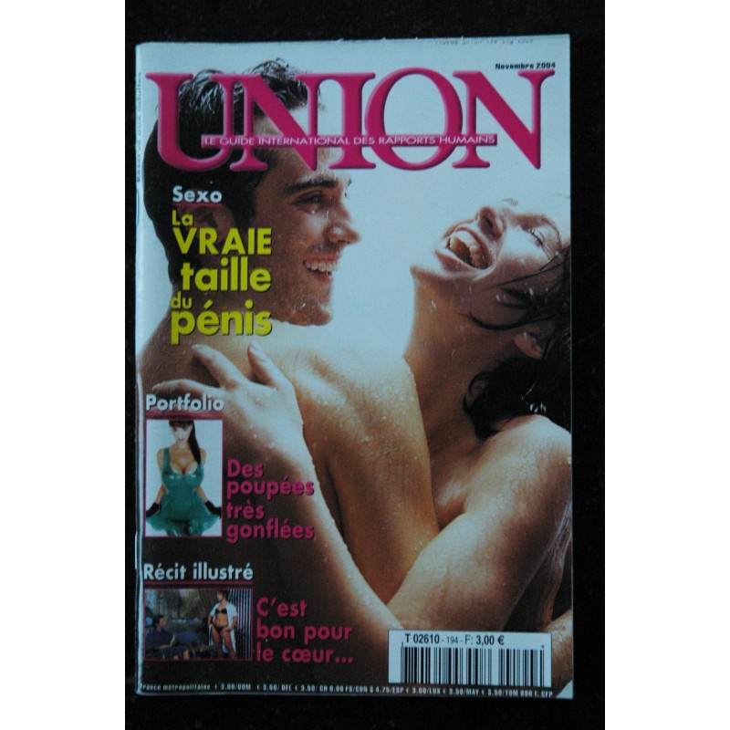 UNION  2003 05  n° 176   CLITORIS suivez le guide Les photos choc de ROY STUART