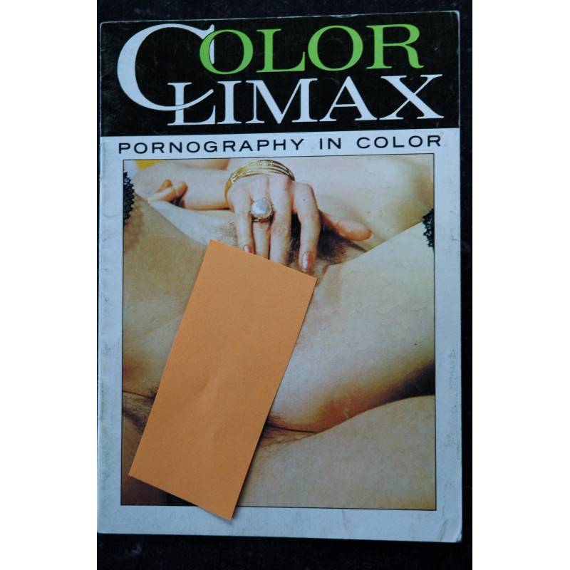 Color Climax N°  11    *1970 env. *   Vintage Roman Photo en images uniquement Adultes