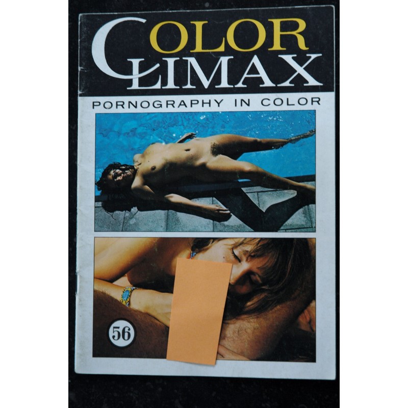 Color Climax N°  11    *1970 env. *   Vintage Roman Photo en images uniquement Adultes