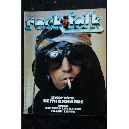 ROCK & FOLK 203 Keith Richards Bob Dylan Pat Benatar Rock'n'Rose Kraftwerk  Yard Birds Bobby PRINCE