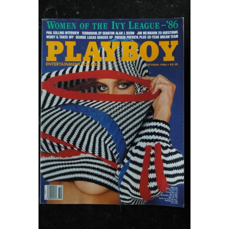 PLAYBOY US 1986 10 WENDY O.    Georges LUCAS