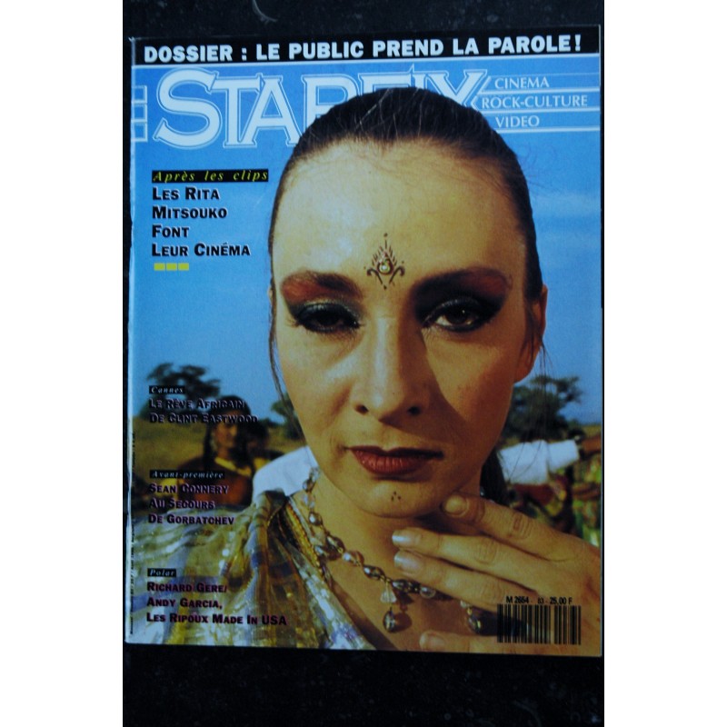 STARFIX 083  n° 83  * 1990 *  Les RITA MITSOUKO  Clint Eastwood  Sean Connery  RICHARD GERE STALLONE SOPHIE MARCEAU