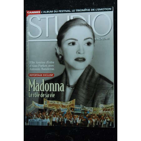 STUDIO 112 MADONNA EVITA D'ALAN PARKER AVEC ANTONIO BANDERAS ROLE DE SA VIE 1996