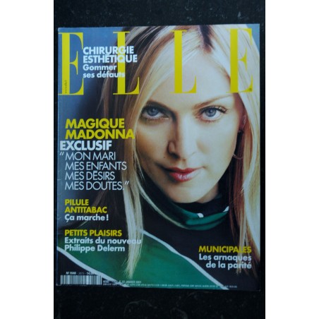 ELLE 3251 AVRIL 2008 MADONNA PEUR QU'ON L'ABANDONNE