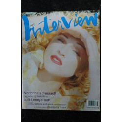 INTERVIEW JUNE 1990 MADONNA ! 12 PAGES BRIGITTE NIELSEN GRAND FORMAT