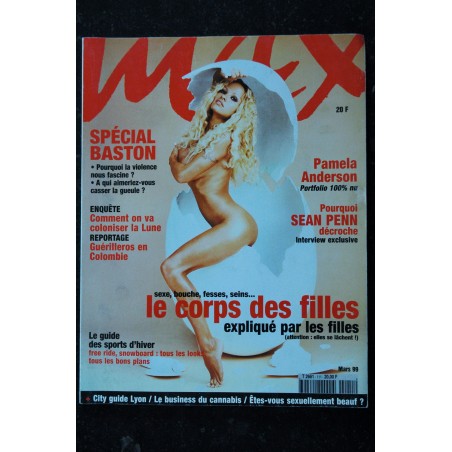 MAX 114 N° 114  FICHES PIN-UP 16 MINI POSTERS NICHOLE JOSIE ET STACEY PHOTOS ANTOINE VERGLAS TOPS ELITE MONTREAL SPECIAL BIKINI