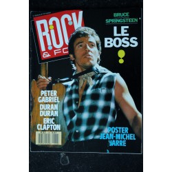 ROCK & FOLK 238 PETER GABRIEL DURAN DURAN ERIC CLAPTON BRUCE SPRINGSTEEN POSTER