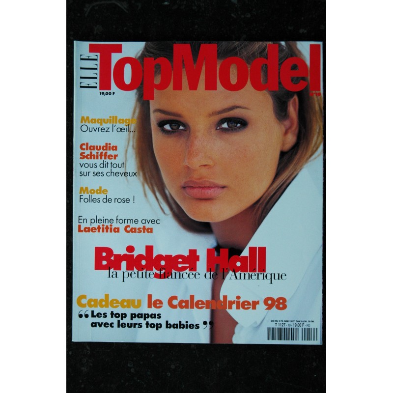 ELLE TOPMODEL 021 N° 21  COVER ESTELLE HALLYDAY NAOMI LAETITIA EVA KAREN