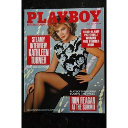 PLAYBOY US 1986 05 Kathleen TURNER    Ron REAGAN