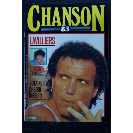 CHANSON n° 8 FEVRIER & MARS 1984 COVER FRANCIS CABREL LARA CAPDEVIELLE BASHUN
