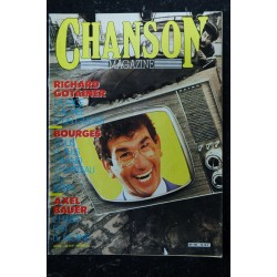 CHANSON 83 n° 4 JUILLET & AOUT 1983 COVER RENAUD HUBERT-FELIX THIEFAINE YVES SIMON CARADEC