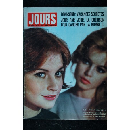 JOUR DE FRANCE 729 30 NOVEMBRE 1968 COUVERTURE BRIGITTE BARDOT AUX BAHAMAS