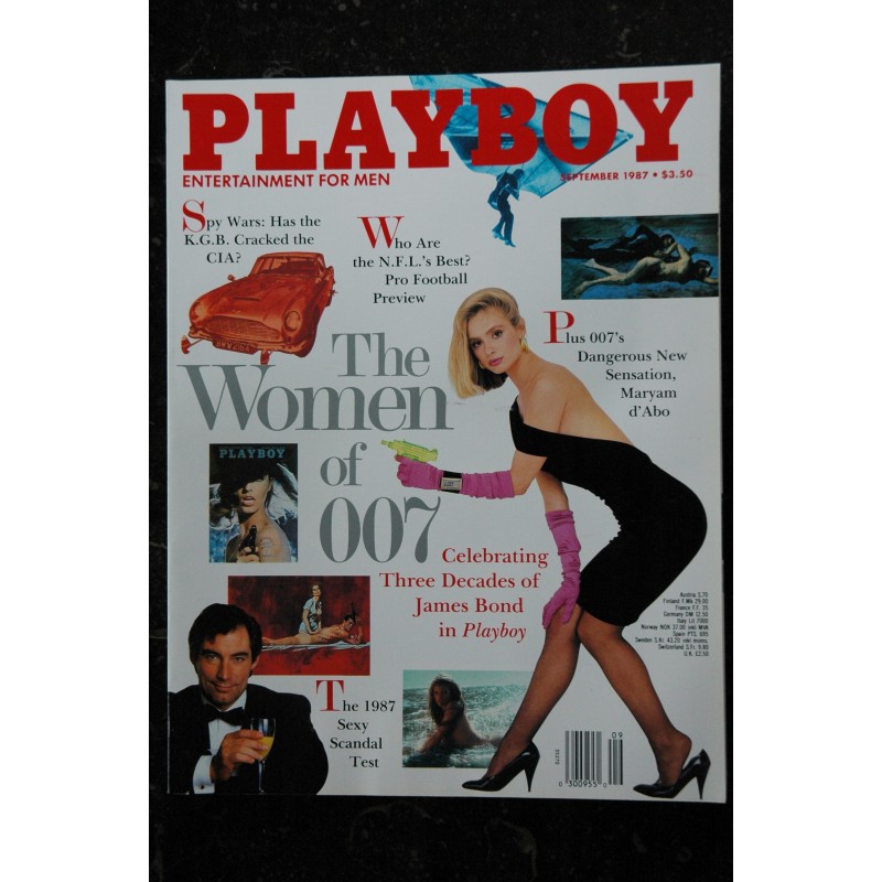 PLAYBOY US 1987 09 THE WOMEN OF 007