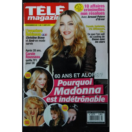 Télé 7 Jours  N° 1434 NOVEMBRE 1987 COVER MADONNA LA FOLIE MADONNA LE FILM WHO'S THAT GIRL TOUTES LES PHOTOS