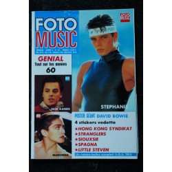 FOTO MUSIC 15 DAVID BOWIE KIM WILDE DEPECHE MODE THE CURE PRINCE SAMANTHA FOX 87