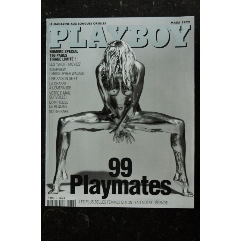 PLAYBOY 74 NUMERO SPECIAL 196 PAGES TIRAGE LIMITE 99 PLAYMATES AU NATUREL 1999