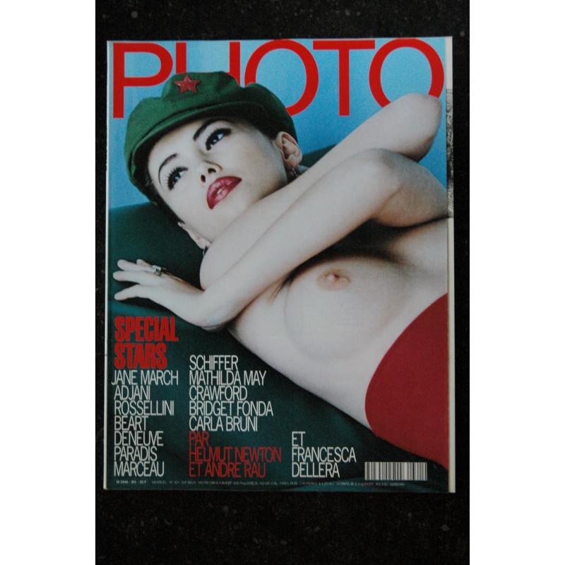 PHOTO 301 SPECIAL STARS HELMUT NEWTON ANDRE RAU CHARME SCHIFFER CRAWFORD BRUNI