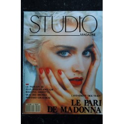 STUDIO MAGAZINE 40 COVER MADONNA 12 PAGES 1990 DICK TRACY ROSANNA ARQUETTE J.H. ANGLADE DICK TRACY