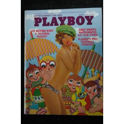 PLAYBOY Us 1974 08 N° 9 ANDY WARHOL BROWN SUGAR DOMINIUE DAREL JANE MANSON NUDE   Lynnda Kimball   Erich von Daniken