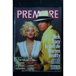 PREMIERE 163 OCTOBRE 1990 BRUCE WILLIS DICK TRACY DEFI DE WARREN BEATTY MADONNA