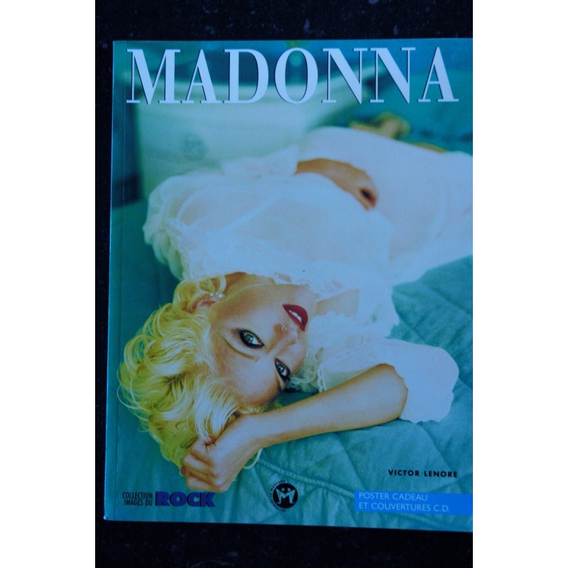 MADONNA COLLECTION IMAGES DU ROCK 1996 VICTORE LENORE 66 PAGES + POSTER POCHE CD