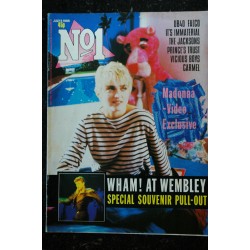 N°-1 NUMBER ONE 5 SEPTEMBER 1987 COVER MADONNA INTERVIEW 6 PAGES WHO'S THAT GIRL + POSTER A-HA CALENDRIER MORTEN