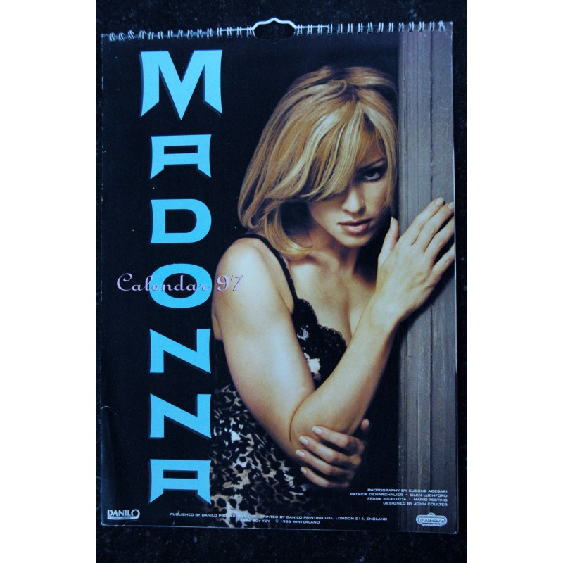 MADONNA CALENDAR CALENDRIER 1996 DANILO 1995