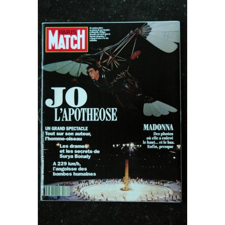 PARIS MATCH 2190 1991 MAI MADONNA ELLE POSE EN MARILYN MONROE + INTERVIEW PAR MICHEL DRUCKER 10 PAGES
