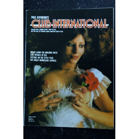 Club International Uk Vol. 04 N° 06  DANIEL FARSON  ANDREW LOGAN Miss world 1975 ZENA KATHY