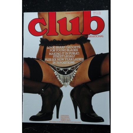 CLUB INTERNATIONAL UK Vol. 07 N° 12  photos : Adam Cole Rupert Daines Dandelion Fanny  EROTIC PHOTOGRAPHY