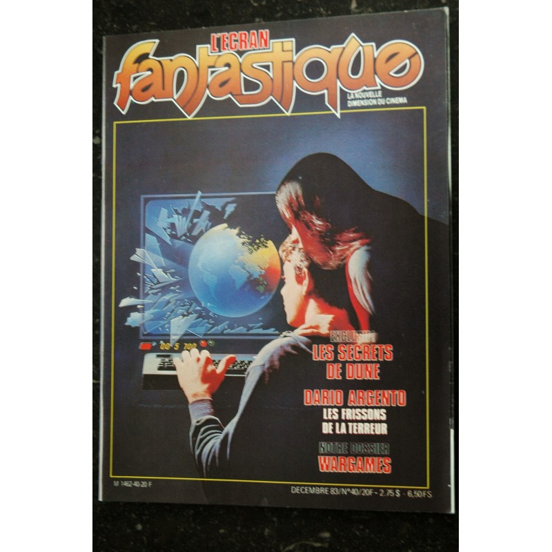 L'écran fantastique   n° 39  * 1983 *  DEAD ZONE Cronenberg La 4° DIMENSION SPIELBERG CARPENTER