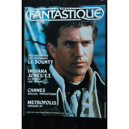 L'écran fantastique   n° 46  * 1984 *  Le retour d'INDIANA JONES  STAR TREK 3  LA FORET D'EMERAUDE HARRISON FORD