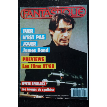 L'écran fantastique   n° 83 * 1987 *  Schwarzenegger  PREDATOR  EVIL DEAD 2  Sam Raimi