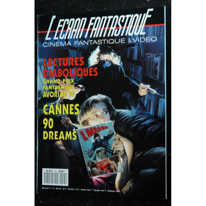 L'écran fantastique   n°114 * 1990 *  Mr FROST  JEFF GOLDBLUM  RED OCTOBER Sean CONNERY