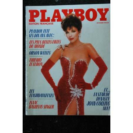 PLAYBOY 121 Sp.10 ANS GIRLS THIERRY LE LURON JOAN COLLINS NUDES STAR DYNASTY NUE PLAYBOY 121 Sp.10 ANS GIRLS THIERRY LE LURON JOAN COLLINS NUDES STAR DYNASTY NUE