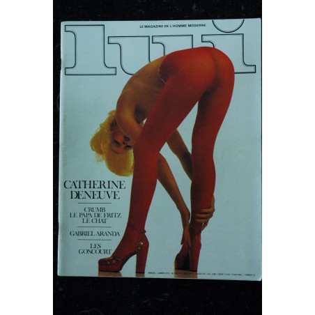 LUI 108 1973 JANVIER CRUMB TBRANDO MARIA SCHNEIDER CATHERINE DENEUVE NUES DAVID BAILEY ASLAN LUI 108 1973 JANVIER CRUMB TBRANDO MARIA SCHNEIDER CATHERINE DENEUVE NUES DAVID BAILEY ASLAN