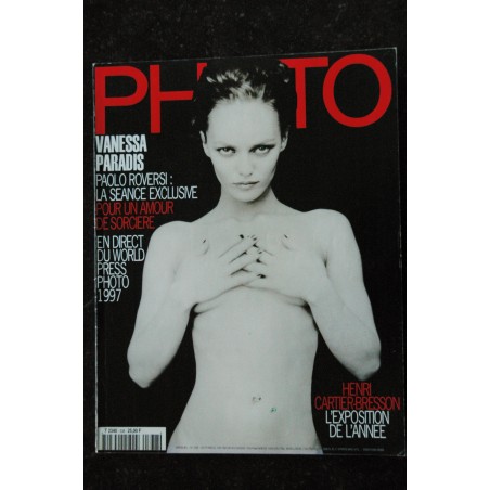 PHOTO 338 VANESSA PARADIS PAOLO ROVERSI MARCO GLAVIANO SIRENES CECIL BEATON 1997